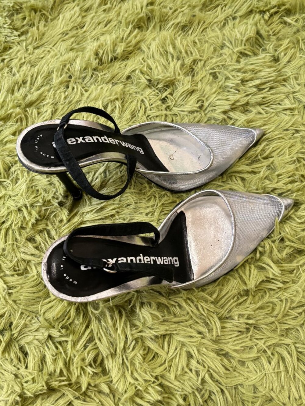 Alexander Wang Mesh Slingback Heels